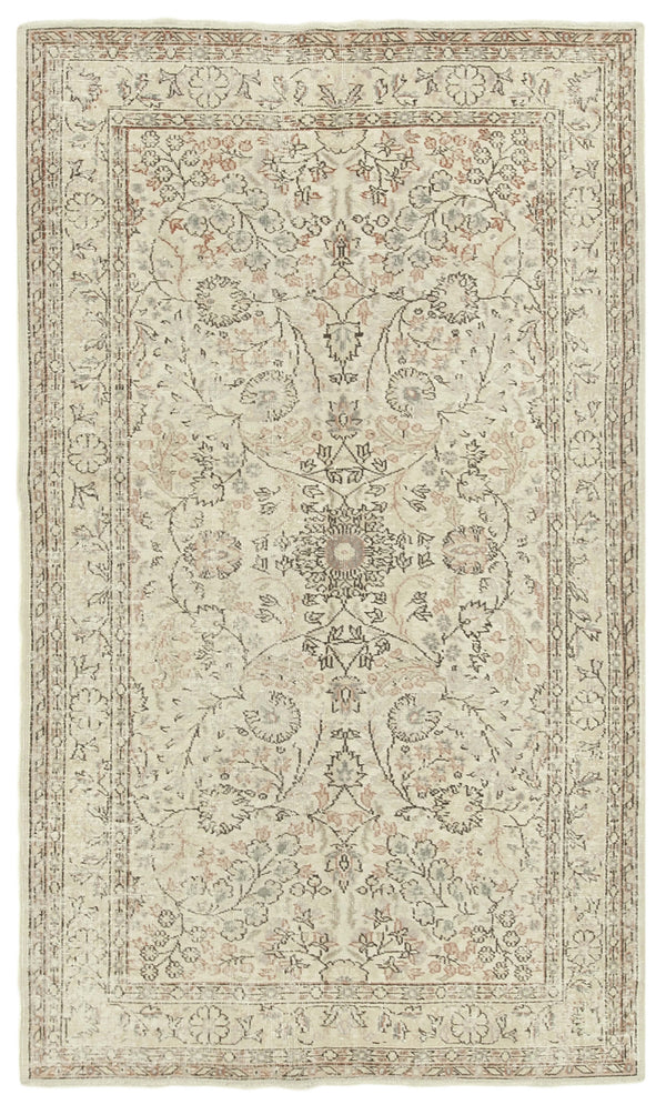 Handmade White Wash Area Rug > Design# OL-AC-38946 > Size: 5'-3" x 8'-10", Carpet Culture Rugs, Handmade Rugs, NYC Rugs, New Rugs, Shop Rugs, Rug Store, Outlet Rugs, SoHo Rugs, Rugs in USA