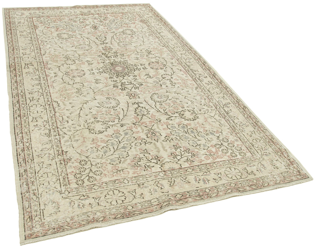 Handmade White Wash Area Rug > Design# OL-AC-38946 > Size: 5'-3" x 8'-10", Carpet Culture Rugs, Handmade Rugs, NYC Rugs, New Rugs, Shop Rugs, Rug Store, Outlet Rugs, SoHo Rugs, Rugs in USA