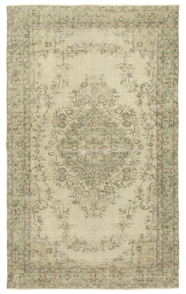 Handmade White Wash Area Rug > Design# OL-AC-38998 > Size: 5'-7" x 9'-2", Carpet Culture Rugs, Handmade Rugs, NYC Rugs, New Rugs, Shop Rugs, Rug Store, Outlet Rugs, SoHo Rugs, Rugs in USA