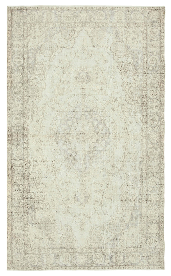 Handmade White Wash Area Rug > Design# OL-AC-39027 > Size: 5'-6" x 9'-3", Carpet Culture Rugs, Handmade Rugs, NYC Rugs, New Rugs, Shop Rugs, Rug Store, Outlet Rugs, SoHo Rugs, Rugs in USA
