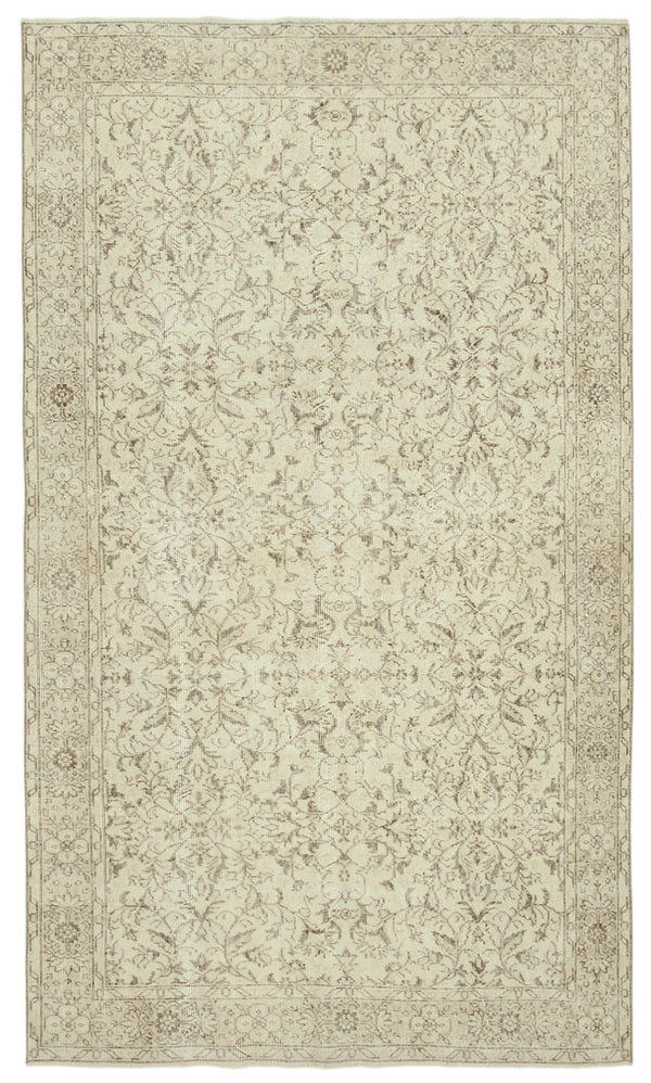Handmade White Wash Area Rug > Design# OL-AC-39033 > Size: 5'-5" x 9'-3", Carpet Culture Rugs, Handmade Rugs, NYC Rugs, New Rugs, Shop Rugs, Rug Store, Outlet Rugs, SoHo Rugs, Rugs in USA