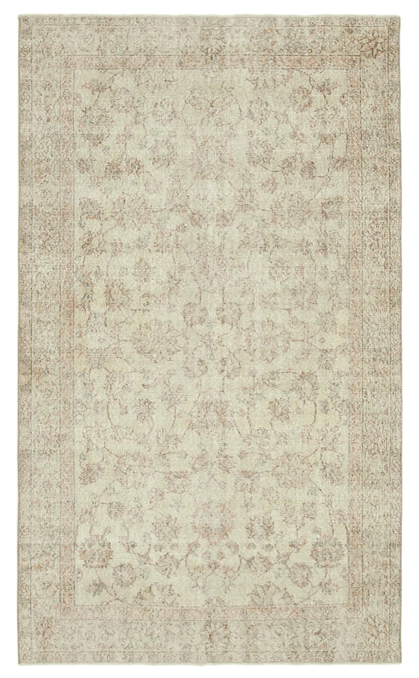Handmade White Wash Area Rug > Design# OL-AC-39034 > Size: 4'-11" x 8'-2", Carpet Culture Rugs, Handmade Rugs, NYC Rugs, New Rugs, Shop Rugs, Rug Store, Outlet Rugs, SoHo Rugs, Rugs in USA