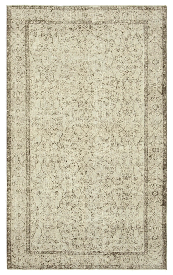 Handmade White Wash Area Rug > Design# OL-AC-39039 > Size: 5'-3" x 8'-6", Carpet Culture Rugs, Handmade Rugs, NYC Rugs, New Rugs, Shop Rugs, Rug Store, Outlet Rugs, SoHo Rugs, Rugs in USA