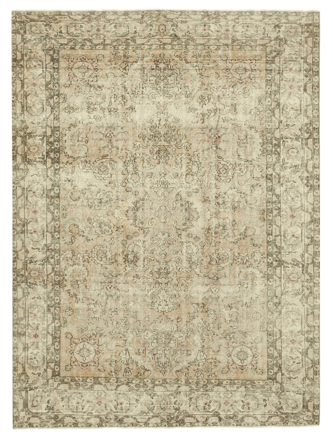 Handmade White Wash Area Rug > Design# OL-AC-39065 > Size: 6'-10" x 9'-3", Carpet Culture Rugs, Handmade Rugs, NYC Rugs, New Rugs, Shop Rugs, Rug Store, Outlet Rugs, SoHo Rugs, Rugs in USA
