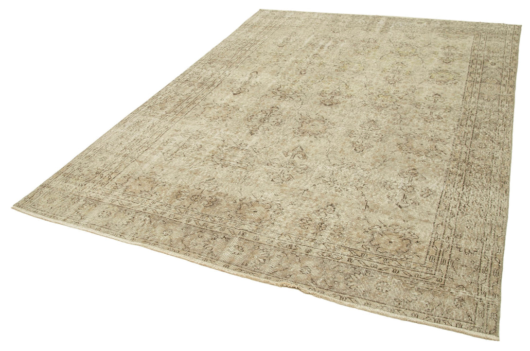 Handmade White Wash Area Rug > Design# OL-AC-39070 > Size: 6'-7" x 9'-4", Carpet Culture Rugs, Handmade Rugs, NYC Rugs, New Rugs, Shop Rugs, Rug Store, Outlet Rugs, SoHo Rugs, Rugs in USA