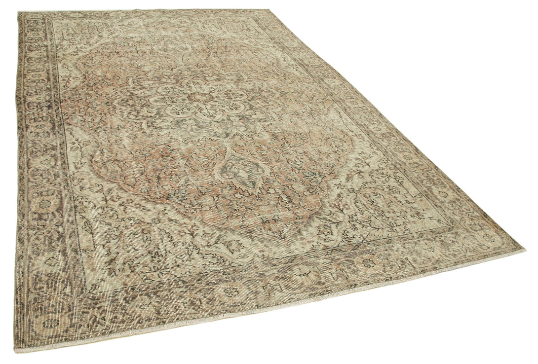 Handmade White Wash Area Rug > Design# OL-AC-39076 > Size: 6'-5" x 9'-10", Carpet Culture Rugs, Handmade Rugs, NYC Rugs, New Rugs, Shop Rugs, Rug Store, Outlet Rugs, SoHo Rugs, Rugs in USA