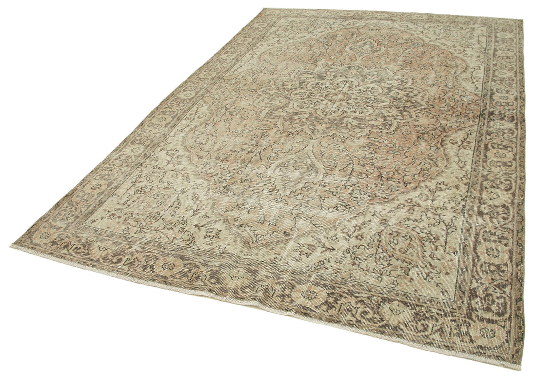 Handmade White Wash Area Rug > Design# OL-AC-39076 > Size: 6'-5" x 9'-10", Carpet Culture Rugs, Handmade Rugs, NYC Rugs, New Rugs, Shop Rugs, Rug Store, Outlet Rugs, SoHo Rugs, Rugs in USA