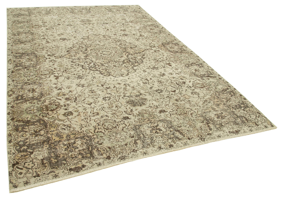Handmade White Wash Area Rug > Design# OL-AC-39077 > Size: 6'-8" x 10'-2", Carpet Culture Rugs, Handmade Rugs, NYC Rugs, New Rugs, Shop Rugs, Rug Store, Outlet Rugs, SoHo Rugs, Rugs in USA