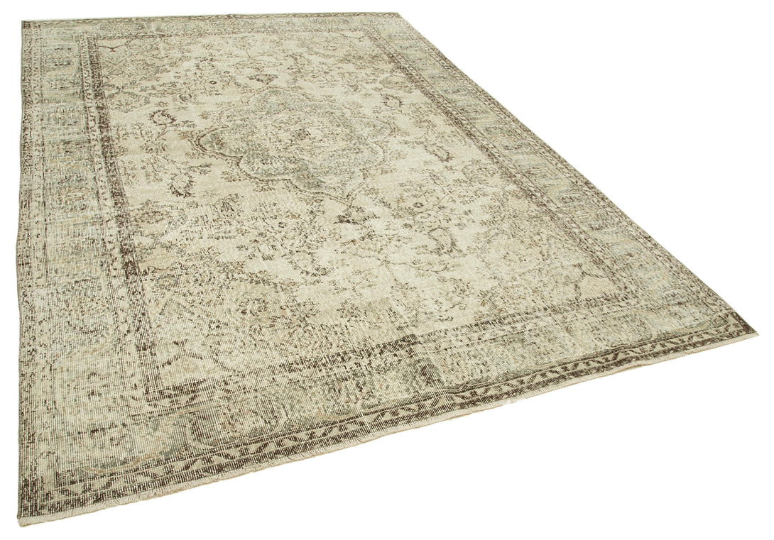 Handmade White Wash Area Rug > Design# OL-AC-39078 > Size: 6'-9" x 9'-6", Carpet Culture Rugs, Handmade Rugs, NYC Rugs, New Rugs, Shop Rugs, Rug Store, Outlet Rugs, SoHo Rugs, Rugs in USA
