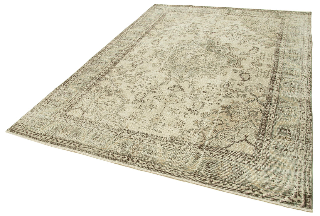 Handmade White Wash Area Rug > Design# OL-AC-39078 > Size: 6'-9" x 9'-6", Carpet Culture Rugs, Handmade Rugs, NYC Rugs, New Rugs, Shop Rugs, Rug Store, Outlet Rugs, SoHo Rugs, Rugs in USA