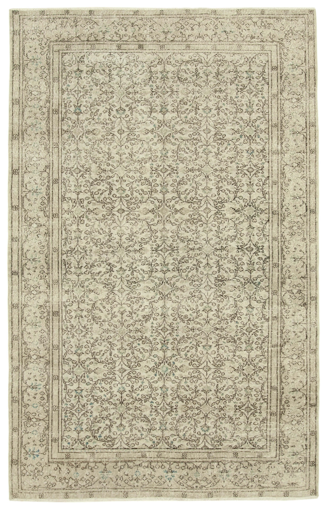 Handmade White Wash Area Rug > Design# OL-AC-39090 > Size: 6'-4" x 10'-3", Carpet Culture Rugs, Handmade Rugs, NYC Rugs, New Rugs, Shop Rugs, Rug Store, Outlet Rugs, SoHo Rugs, Rugs in USA