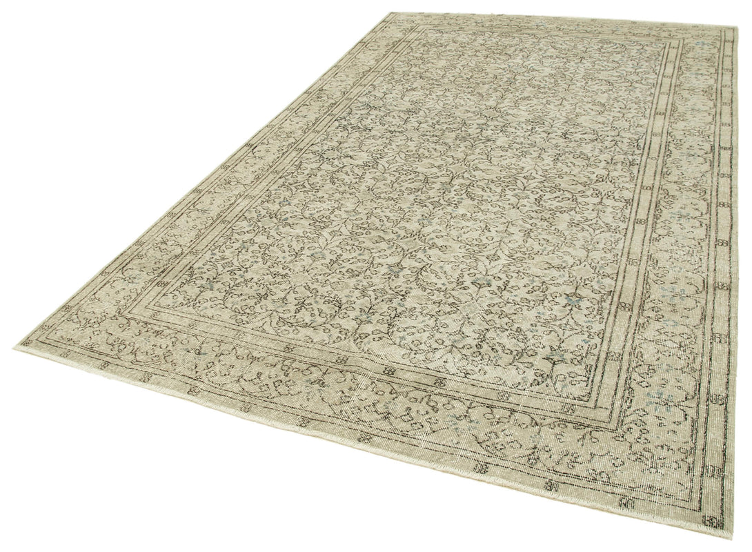 Handmade White Wash Area Rug > Design# OL-AC-39090 > Size: 6'-4" x 10'-3", Carpet Culture Rugs, Handmade Rugs, NYC Rugs, New Rugs, Shop Rugs, Rug Store, Outlet Rugs, SoHo Rugs, Rugs in USA