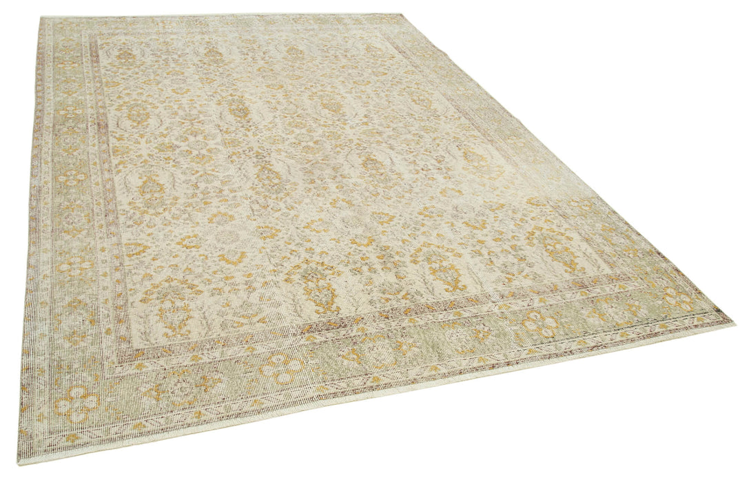 Handmade White Wash Area Rug > Design# OL-AC-39092 > Size: 6'-9" x 9'-5", Carpet Culture Rugs, Handmade Rugs, NYC Rugs, New Rugs, Shop Rugs, Rug Store, Outlet Rugs, SoHo Rugs, Rugs in USA