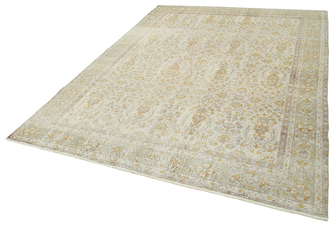 Handmade White Wash Area Rug > Design# OL-AC-39092 > Size: 6'-9" x 9'-5", Carpet Culture Rugs, Handmade Rugs, NYC Rugs, New Rugs, Shop Rugs, Rug Store, Outlet Rugs, SoHo Rugs, Rugs in USA