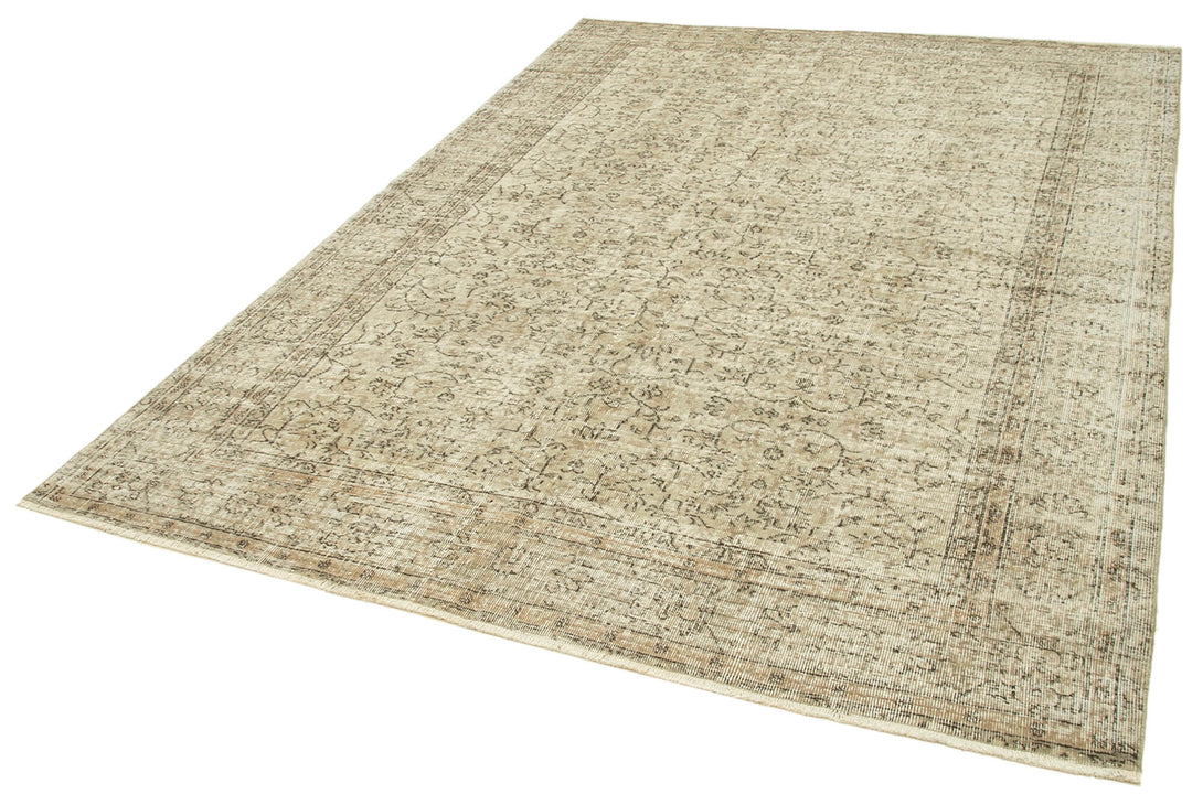 Handmade White Wash Area Rug > Design# OL-AC-39097 > Size: 6'-10" x 9'-4", Carpet Culture Rugs, Handmade Rugs, NYC Rugs, New Rugs, Shop Rugs, Rug Store, Outlet Rugs, SoHo Rugs, Rugs in USA
