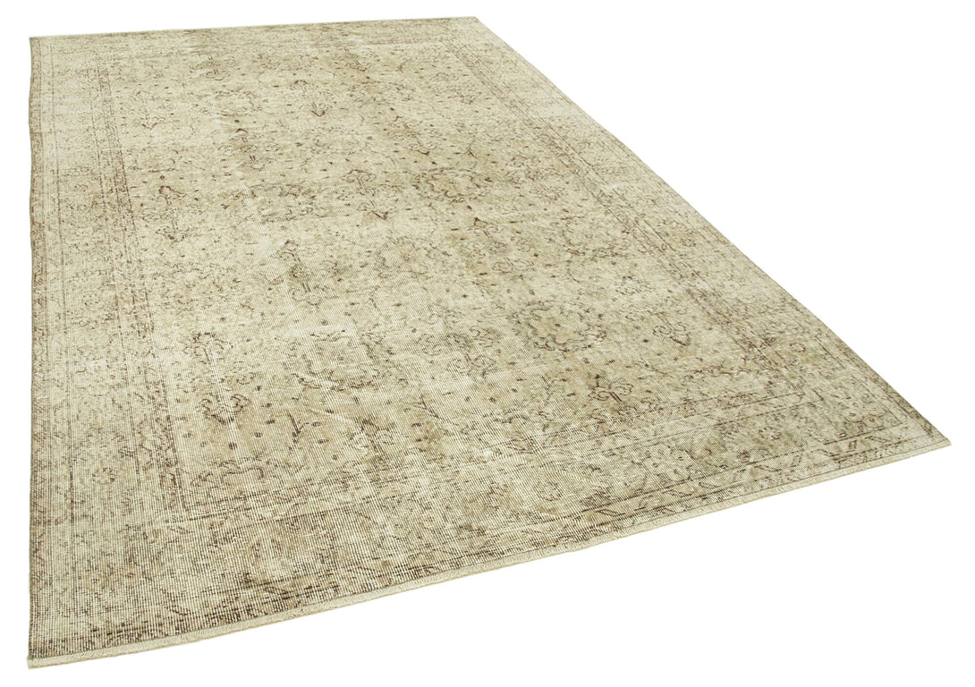 Handmade White Wash Area Rug > Design# OL-AC-39098 > Size: 6'-6" x 9'-8", Carpet Culture Rugs, Handmade Rugs, NYC Rugs, New Rugs, Shop Rugs, Rug Store, Outlet Rugs, SoHo Rugs, Rugs in USA
