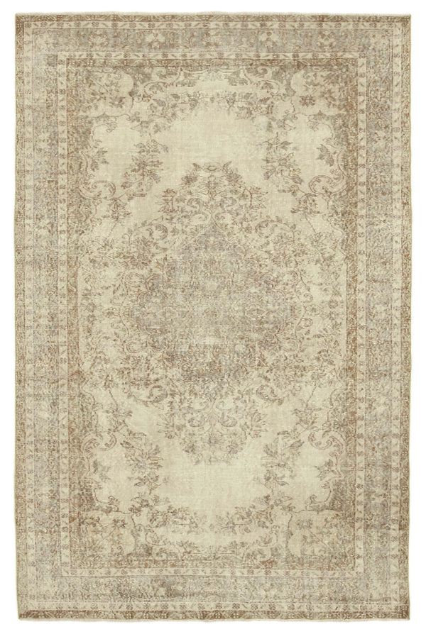 Handmade White Wash Area Rug > Design# OL-AC-39102 > Size: 6'-4" x 9'-10", Carpet Culture Rugs, Handmade Rugs, NYC Rugs, New Rugs, Shop Rugs, Rug Store, Outlet Rugs, SoHo Rugs, Rugs in USA