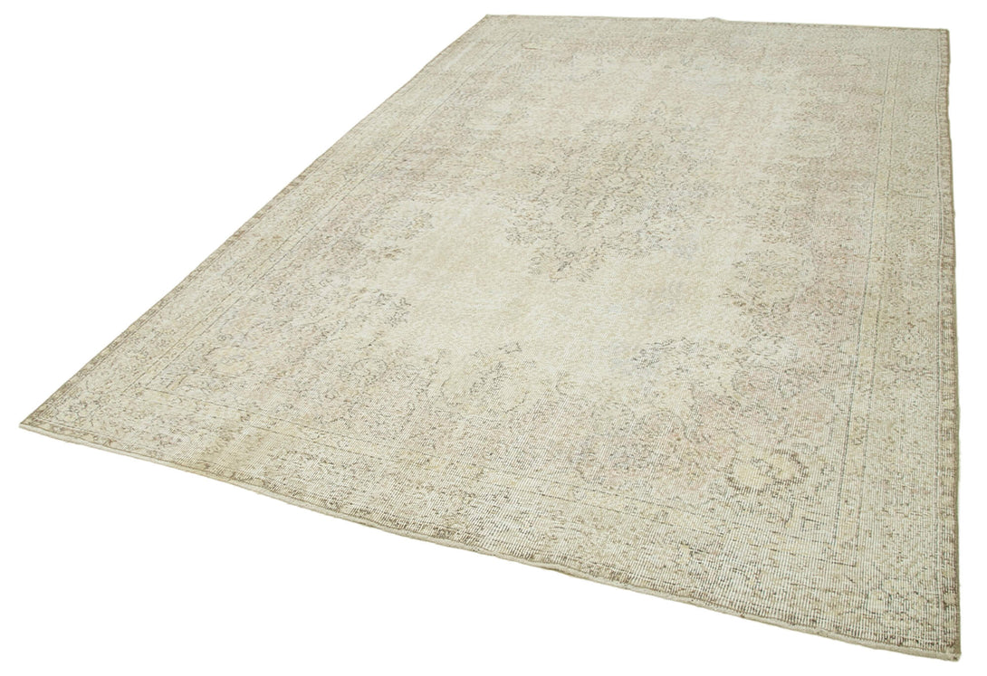 Handmade White Wash Area Rug > Design# OL-AC-39296 > Size: 6'-7" x 9'-8", Carpet Culture Rugs, Handmade Rugs, NYC Rugs, New Rugs, Shop Rugs, Rug Store, Outlet Rugs, SoHo Rugs, Rugs in USA