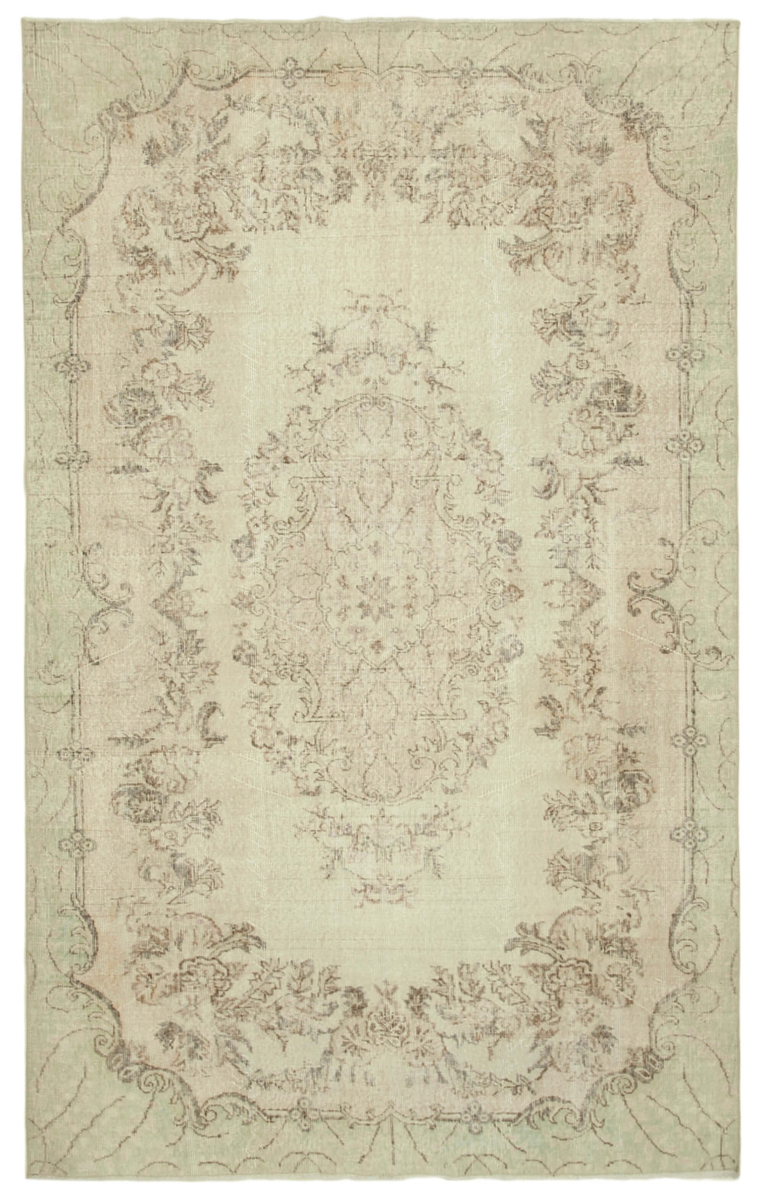 Handmade White Wash Area Rug > Design# OL-AC-39301 > Size: 6'-5" x 9'-11", Carpet Culture Rugs, Handmade Rugs, NYC Rugs, New Rugs, Shop Rugs, Rug Store, Outlet Rugs, SoHo Rugs, Rugs in USA
