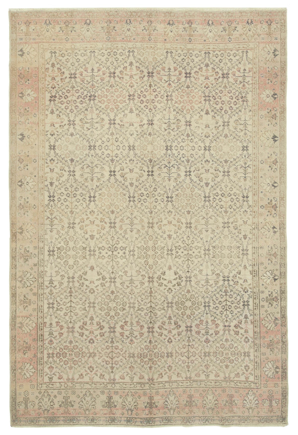 Handmade White Wash Area Rug > Design# OL-AC-39320 > Size: 6'-5" x 9'-5", Carpet Culture Rugs, Handmade Rugs, NYC Rugs, New Rugs, Shop Rugs, Rug Store, Outlet Rugs, SoHo Rugs, Rugs in USA