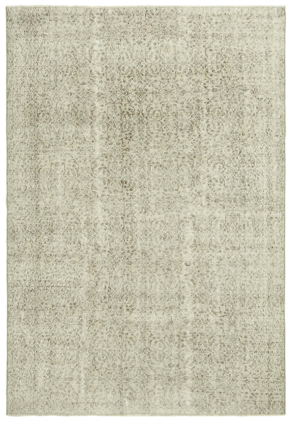 Handmade White Wash Area Rug > Design# OL-AC-39327 > Size: 6'-6" x 9'-5", Carpet Culture Rugs, Handmade Rugs, NYC Rugs, New Rugs, Shop Rugs, Rug Store, Outlet Rugs, SoHo Rugs, Rugs in USA
