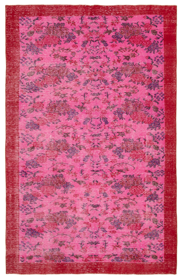 Handmade Overdyed Area Rug > Design# OL-AC-39384 > Size: 6'-2" x 9'-5", Carpet Culture Rugs, Handmade Rugs, NYC Rugs, New Rugs, Shop Rugs, Rug Store, Outlet Rugs, SoHo Rugs, Rugs in USA