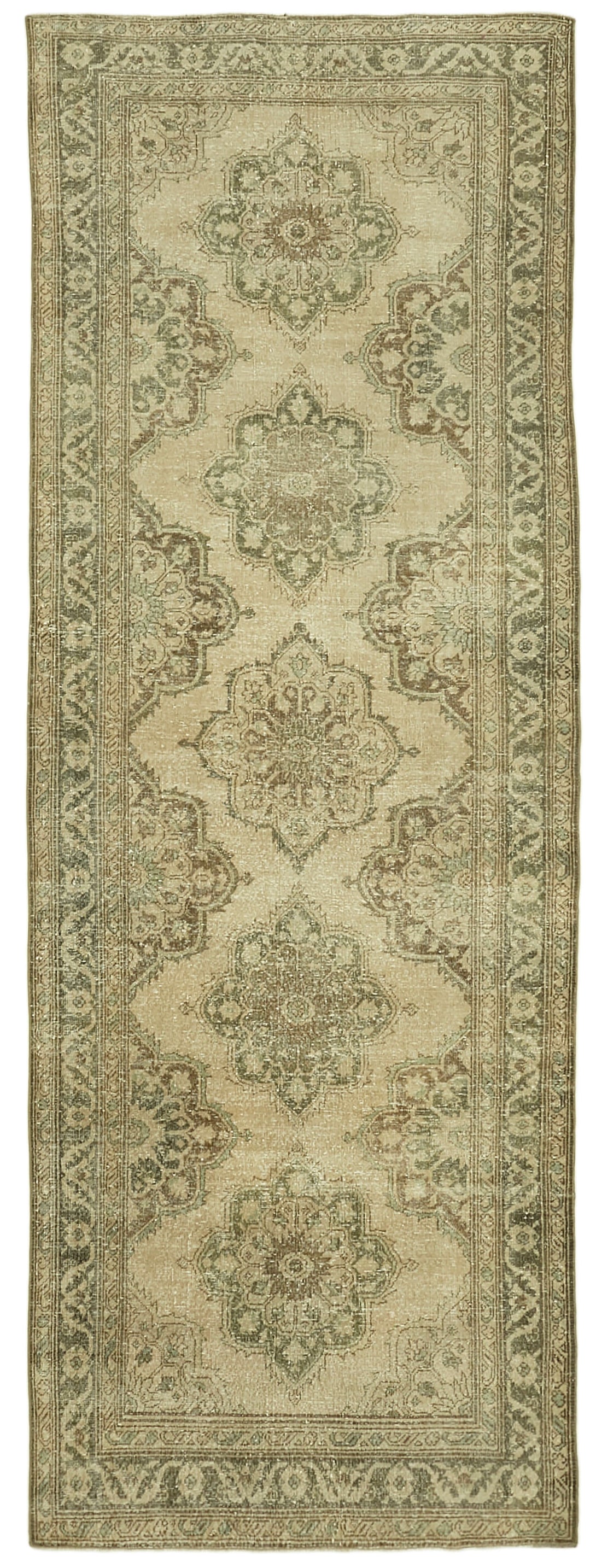 Handmade Vintage Runner > Design# OL-AC-39876 > Size: 4'-6" x 12'-8", Carpet Culture Rugs, Handmade Rugs, NYC Rugs, New Rugs, Shop Rugs, Rug Store, Outlet Rugs, SoHo Rugs, Rugs in USA