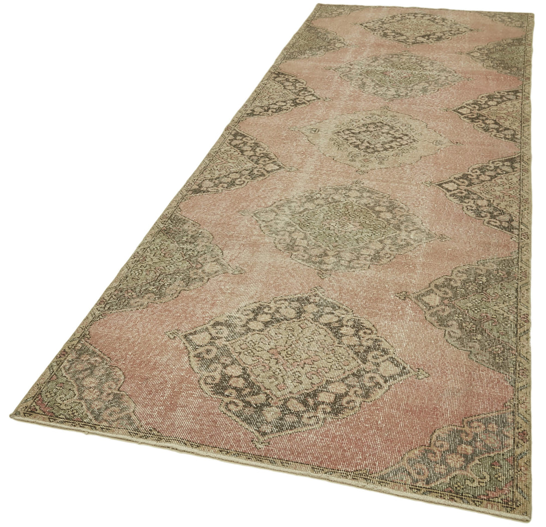 Handmade Vintage Runner > Design# OL-AC-39878 > Size: 3'-9" x 11'-4", Carpet Culture Rugs, Handmade Rugs, NYC Rugs, New Rugs, Shop Rugs, Rug Store, Outlet Rugs, SoHo Rugs, Rugs in USA
