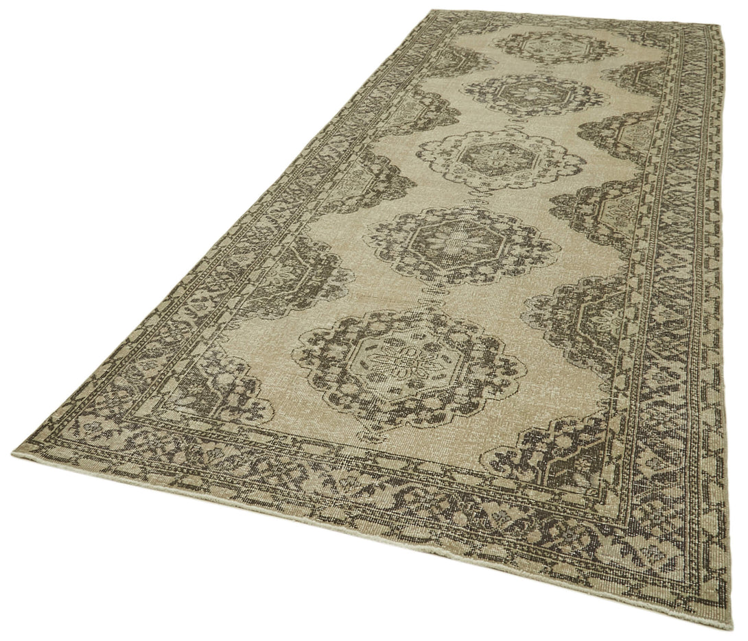 Handmade Vintage Runner > Design# OL-AC-39879 > Size: 4'-7" x 13'-1", Carpet Culture Rugs, Handmade Rugs, NYC Rugs, New Rugs, Shop Rugs, Rug Store, Outlet Rugs, SoHo Rugs, Rugs in USA