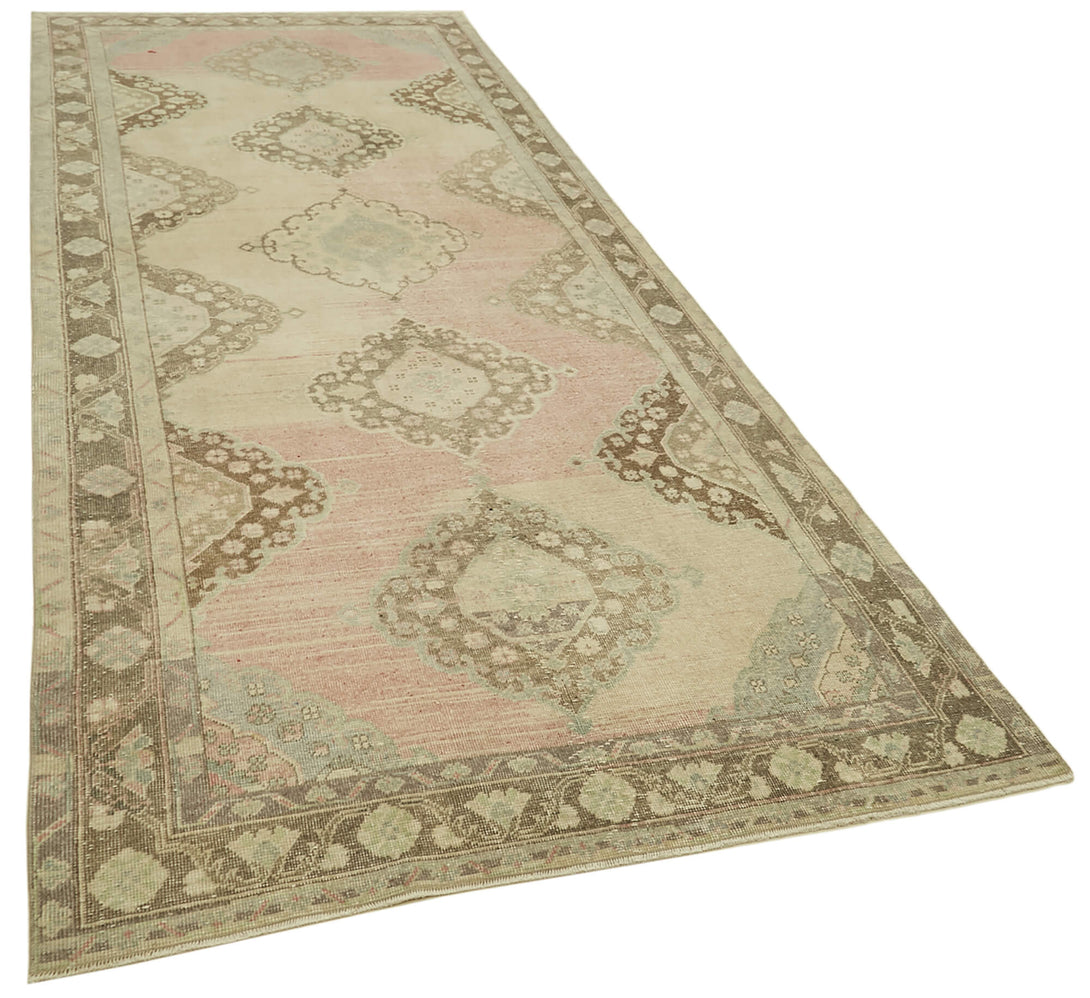 Handmade Vintage Runner > Design# OL-AC-39881 > Size: 4'-8" x 12'-3", Carpet Culture Rugs, Handmade Rugs, NYC Rugs, New Rugs, Shop Rugs, Rug Store, Outlet Rugs, SoHo Rugs, Rugs in USA