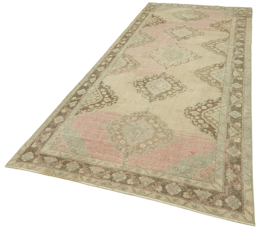 Handmade Vintage Runner > Design# OL-AC-39881 > Size: 4'-8" x 12'-3", Carpet Culture Rugs, Handmade Rugs, NYC Rugs, New Rugs, Shop Rugs, Rug Store, Outlet Rugs, SoHo Rugs, Rugs in USA