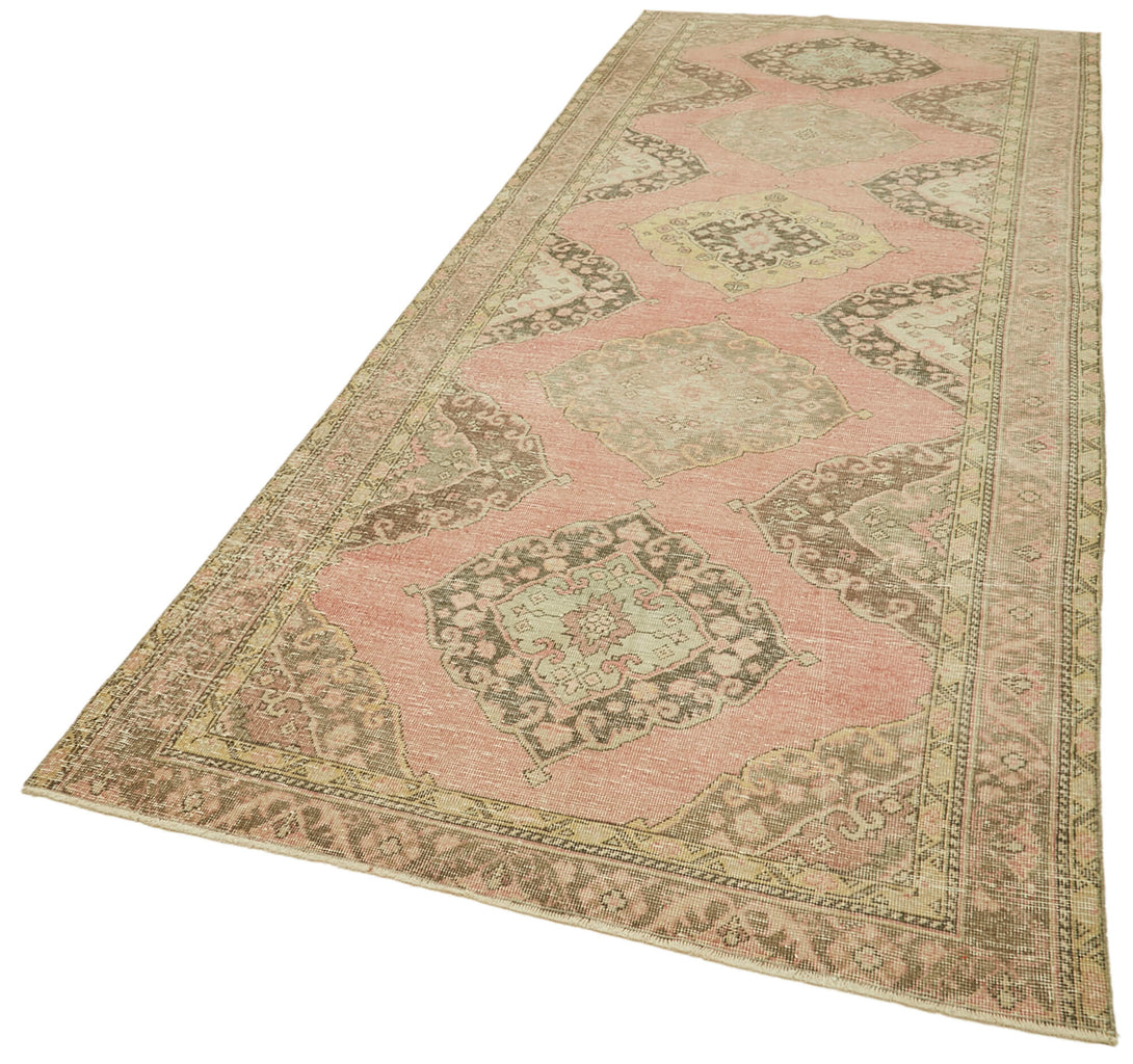 Handmade Vintage Runner > Design# OL-AC-39883 > Size: 4'-7" x 12'-6", Carpet Culture Rugs, Handmade Rugs, NYC Rugs, New Rugs, Shop Rugs, Rug Store, Outlet Rugs, SoHo Rugs, Rugs in USA