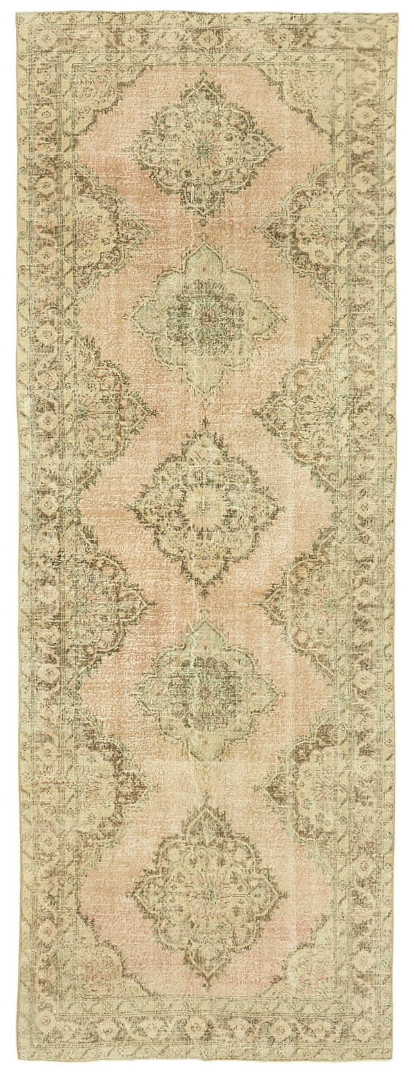 Handmade Vintage Runner > Design# OL-AC-39888 > Size: 4'-6" x 12'-7", Carpet Culture Rugs, Handmade Rugs, NYC Rugs, New Rugs, Shop Rugs, Rug Store, Outlet Rugs, SoHo Rugs, Rugs in USA