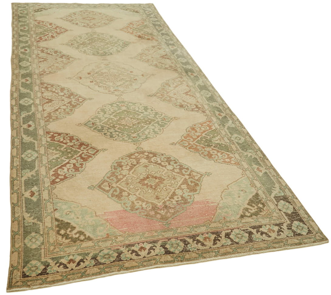 Handmade Vintage Runner > Design# OL-AC-39895 > Size: 4'-8" x 11'-10", Carpet Culture Rugs, Handmade Rugs, NYC Rugs, New Rugs, Shop Rugs, Rug Store, Outlet Rugs, SoHo Rugs, Rugs in USA
