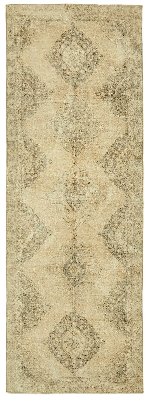 Handmade Vintage Runner > Design# OL-AC-39896 > Size: 4'-4" x 12'-4", Carpet Culture Rugs, Handmade Rugs, NYC Rugs, New Rugs, Shop Rugs, Rug Store, Outlet Rugs, SoHo Rugs, Rugs in USA