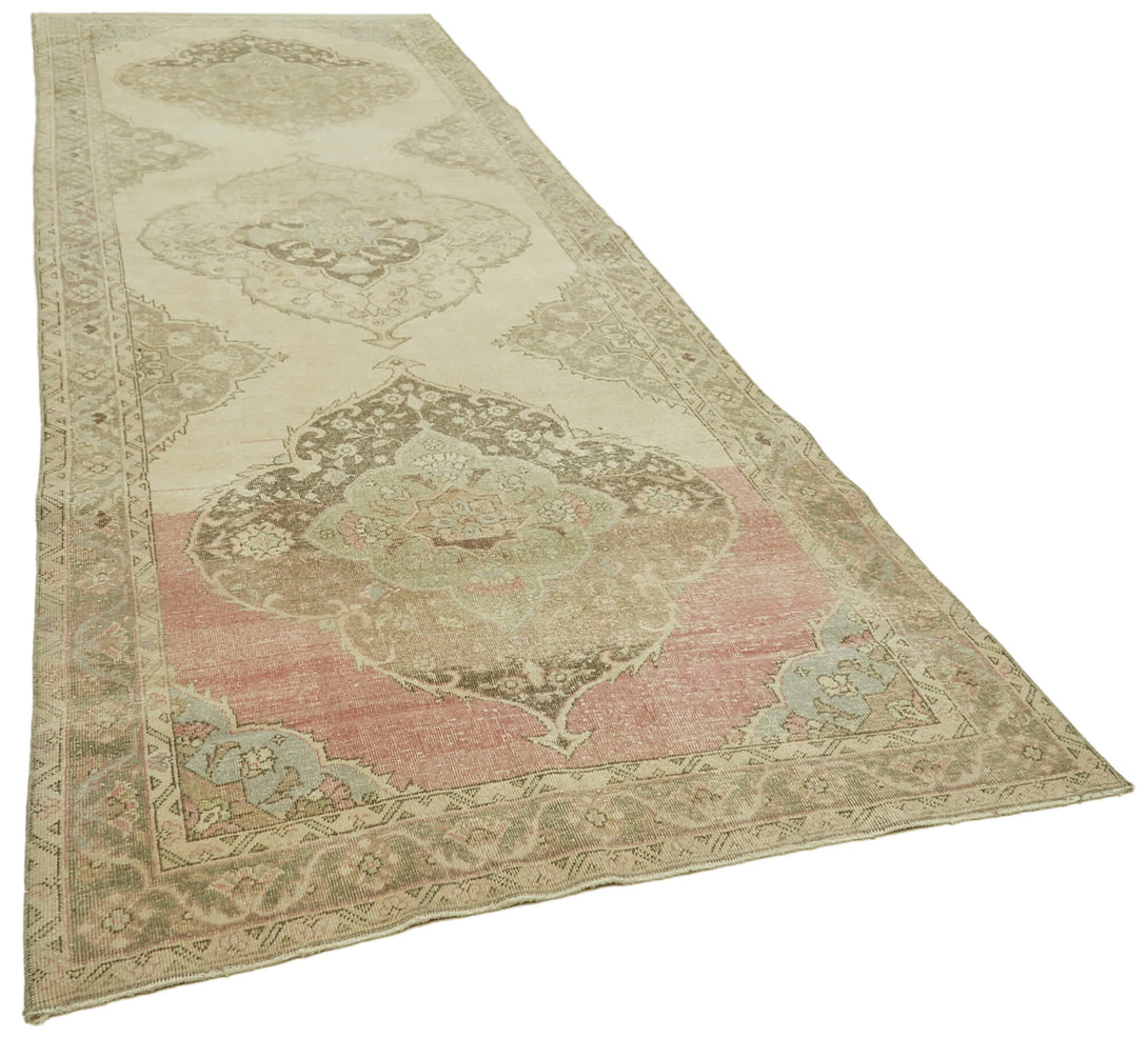 Handmade Vintage Runner > Design# OL-AC-39908 > Size: 4'-10" x 13'-5", Carpet Culture Rugs, Handmade Rugs, NYC Rugs, New Rugs, Shop Rugs, Rug Store, Outlet Rugs, SoHo Rugs, Rugs in USA