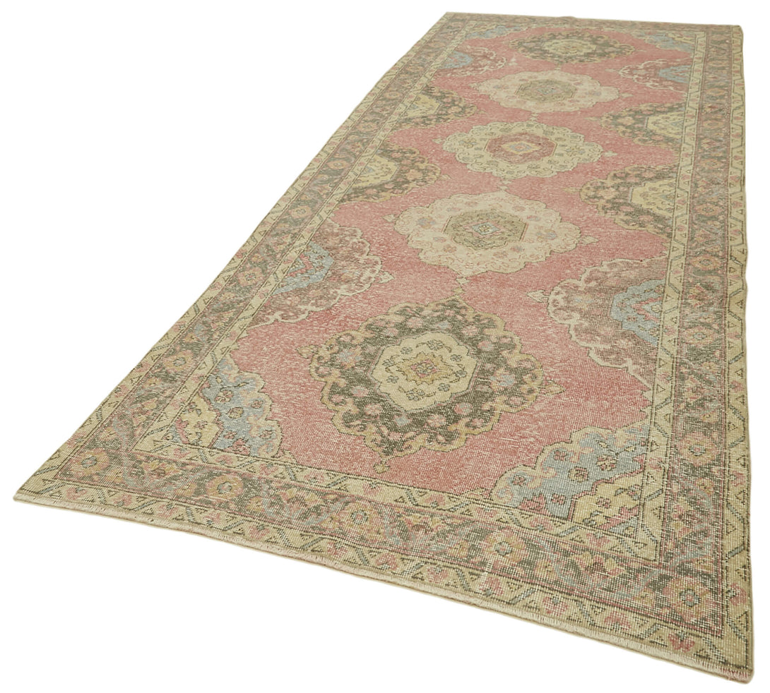 Handmade Vintage Runner > Design# OL-AC-39911 > Size: 4'-8" x 12'-6", Carpet Culture Rugs, Handmade Rugs, NYC Rugs, New Rugs, Shop Rugs, Rug Store, Outlet Rugs, SoHo Rugs, Rugs in USA