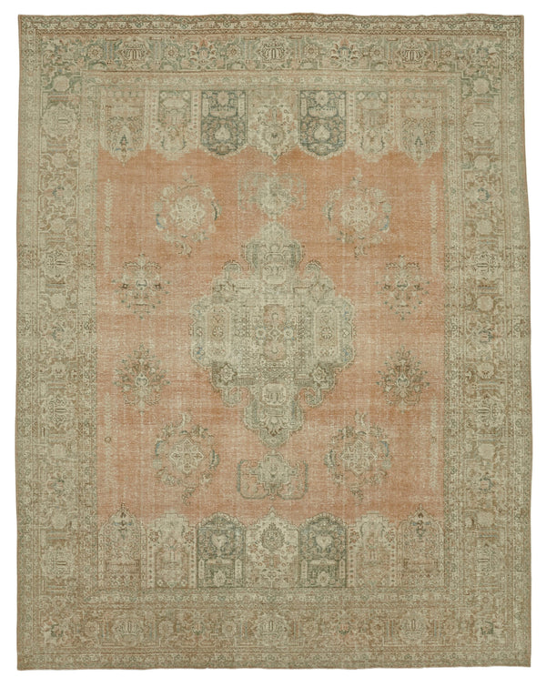 Handmade Persian Vintage Area Rug > Design# OL-AC-41056 > Size: 9'-11" x 12'-10", Carpet Culture Rugs, Handmade Rugs, NYC Rugs, New Rugs, Shop Rugs, Rug Store, Outlet Rugs, SoHo Rugs, Rugs in USA
