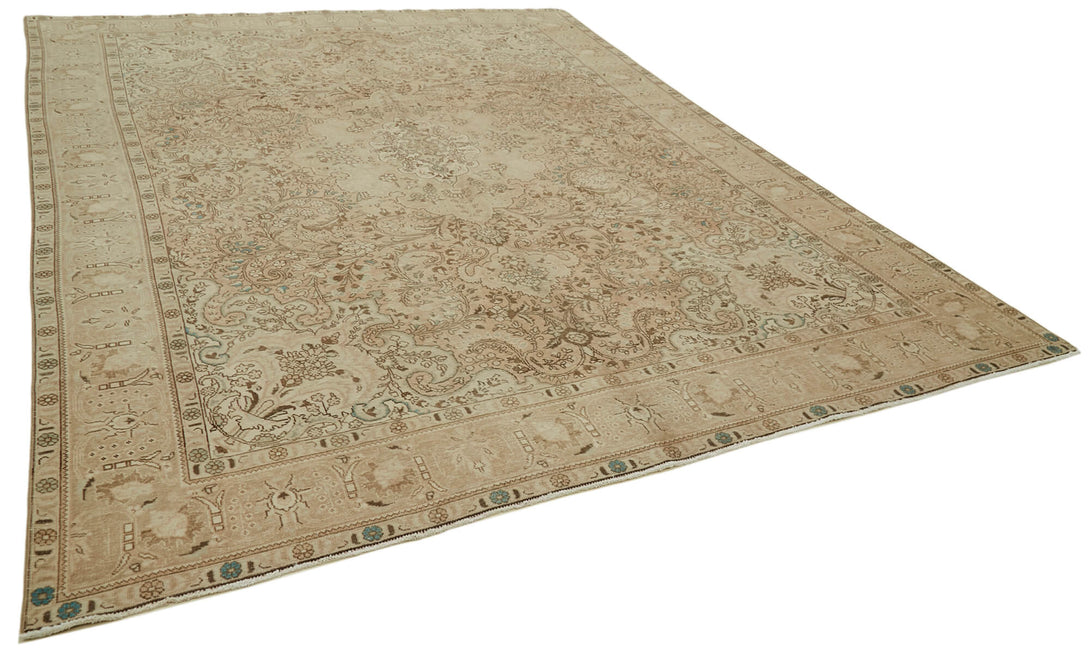 Handmade Persian Vintage Area Rug > Design# OL-AC-41057 > Size: 9'-5" x 12'-4", Carpet Culture Rugs, Handmade Rugs, NYC Rugs, New Rugs, Shop Rugs, Rug Store, Outlet Rugs, SoHo Rugs, Rugs in USA