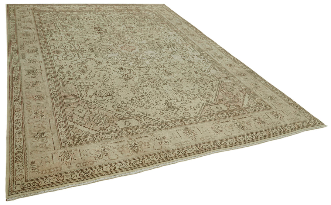 Handmade Persian Vintage Area Rug > Design# OL-AC-41069 > Size: 8'-2" x 11'-1", Carpet Culture Rugs, Handmade Rugs, NYC Rugs, New Rugs, Shop Rugs, Rug Store, Outlet Rugs, SoHo Rugs, Rugs in USA