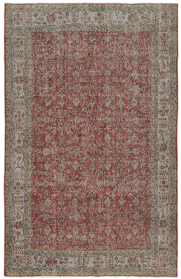 Handmade White Wash Area Rug > Design# OL-AC-41139 > Size: 6'-5" x 9'-10", Carpet Culture Rugs, Handmade Rugs, NYC Rugs, New Rugs, Shop Rugs, Rug Store, Outlet Rugs, SoHo Rugs, Rugs in USA