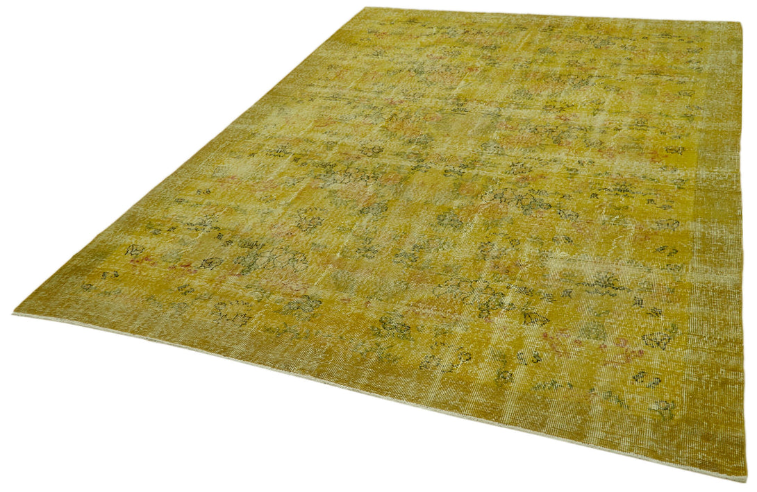 Handmade Overdyed Area Rug > Design# OL-AC-41143 > Size: 6'-11" x 9'-10", Carpet Culture Rugs, Handmade Rugs, NYC Rugs, New Rugs, Shop Rugs, Rug Store, Outlet Rugs, SoHo Rugs, Rugs in USA