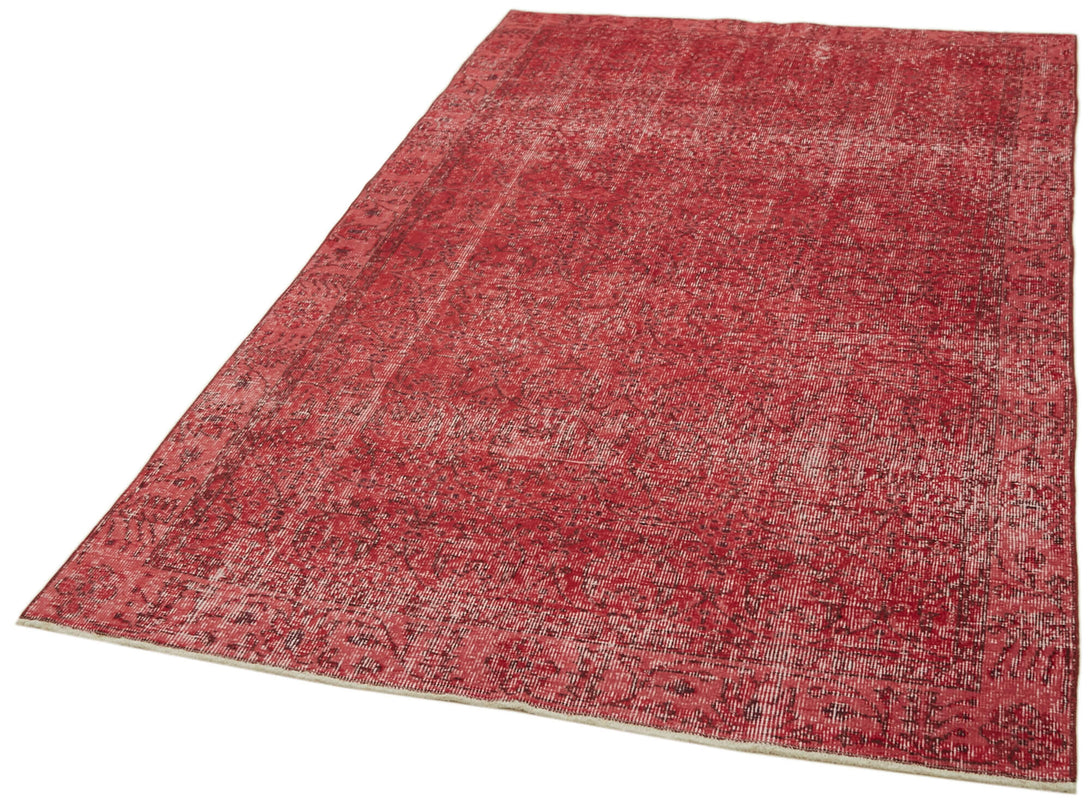 Handmade Overdyed Area Rug > Design# OL-AC-41173 > Size: 4'-11" x 8'-6", Carpet Culture Rugs, Handmade Rugs, NYC Rugs, New Rugs, Shop Rugs, Rug Store, Outlet Rugs, SoHo Rugs, Rugs in USA