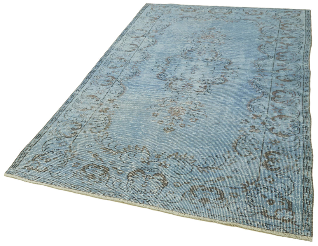 Handmade Overdyed Area Rug > Design# OL-AC-41185 > Size: 4'-11" x 8'-7", Carpet Culture Rugs, Handmade Rugs, NYC Rugs, New Rugs, Shop Rugs, Rug Store, Outlet Rugs, SoHo Rugs, Rugs in USA