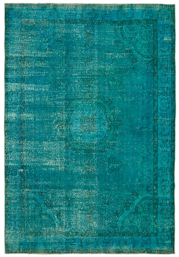 Handmade Overdyed Area Rug > Design# OL-AC-41217 > Size: 7'-1" x 10'-2", Carpet Culture Rugs, Handmade Rugs, NYC Rugs, New Rugs, Shop Rugs, Rug Store, Outlet Rugs, SoHo Rugs, Rugs in USA