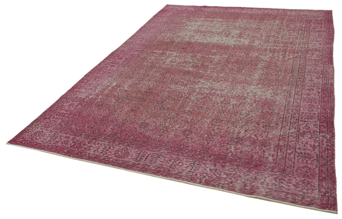 Handmade Overdyed Area Rug > Design# OL-AC-41220 > Size: 6'-8" x 10'-6", Carpet Culture Rugs, Handmade Rugs, NYC Rugs, New Rugs, Shop Rugs, Rug Store, Outlet Rugs, SoHo Rugs, Rugs in USA