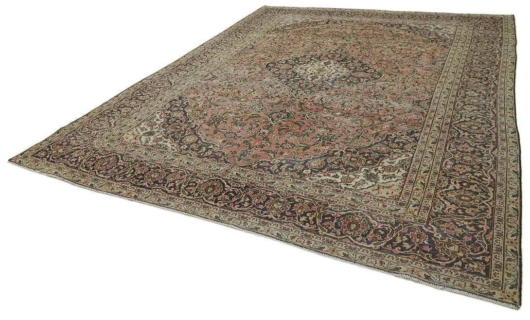 Handmade Persian Vintage Area Rug > Design# OL-AC-41285 > Size: 9'-4" x 12'-10", Carpet Culture Rugs, Handmade Rugs, NYC Rugs, New Rugs, Shop Rugs, Rug Store, Outlet Rugs, SoHo Rugs, Rugs in USA