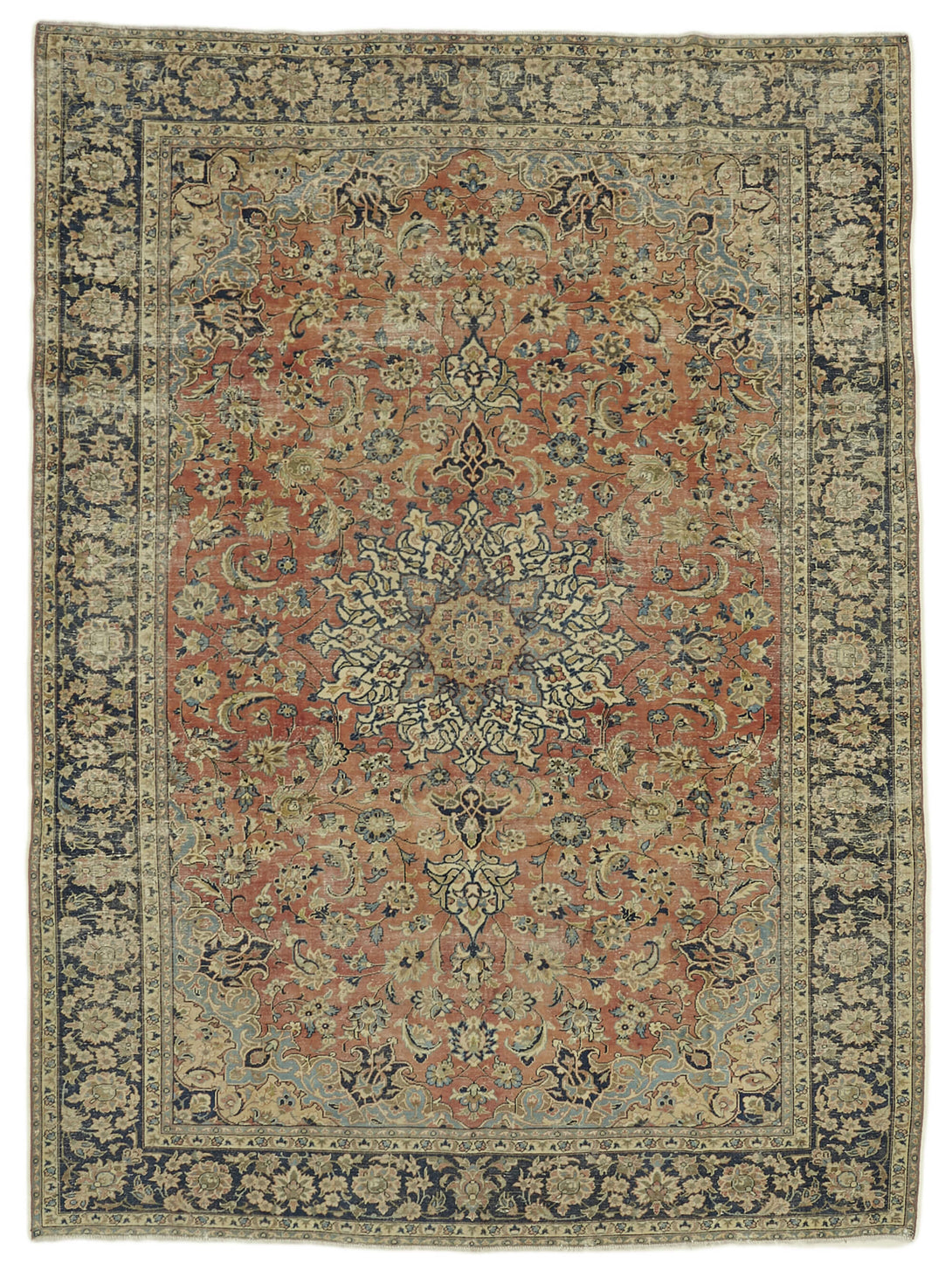 Handmade Persian Vintage Area Rug > Design# OL-AC-41287 > Size: 8'-10" x 12'-0", Carpet Culture Rugs, Handmade Rugs, NYC Rugs, New Rugs, Shop Rugs, Rug Store, Outlet Rugs, SoHo Rugs, Rugs in USA