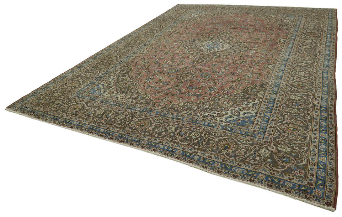 Handmade Persian Vintage Area Rug > Design# OL-AC-41290 > Size: 9'-5" x 13'-7", Carpet Culture Rugs, Handmade Rugs, NYC Rugs, New Rugs, Shop Rugs, Rug Store, Outlet Rugs, SoHo Rugs, Rugs in USA
