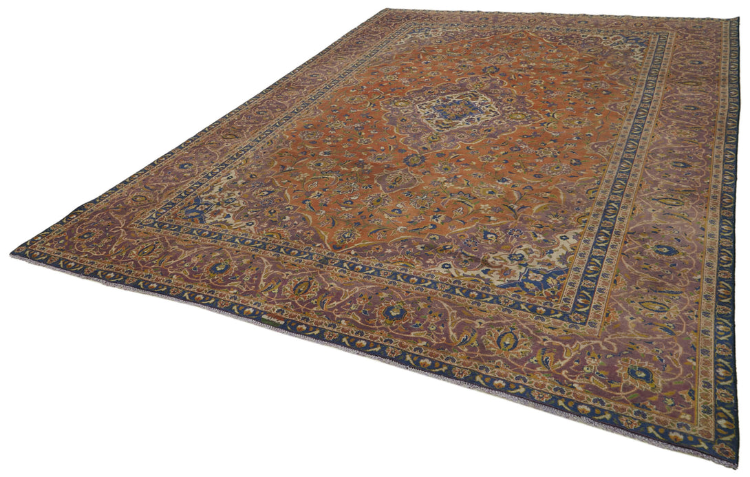 Handmade Persian Vintage Area Rug > Design# OL-AC-41291 > Size: 8'-8" x 11'-11", Carpet Culture Rugs, Handmade Rugs, NYC Rugs, New Rugs, Shop Rugs, Rug Store, Outlet Rugs, SoHo Rugs, Rugs in USA